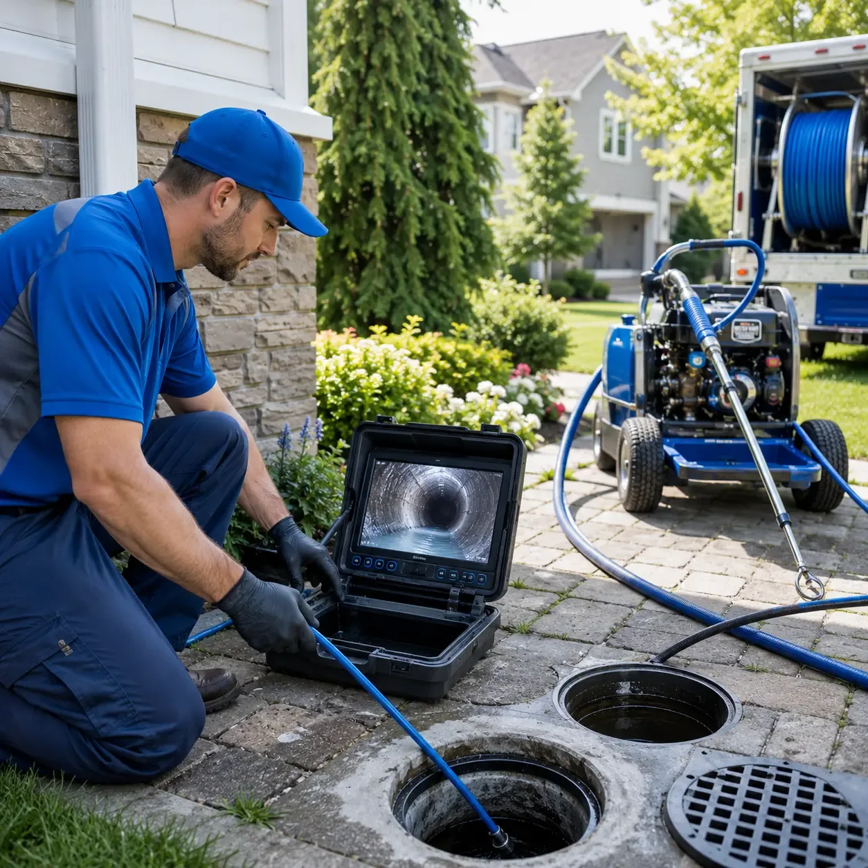 Outdoor drain cleaning professionals serving Ramseur, NC